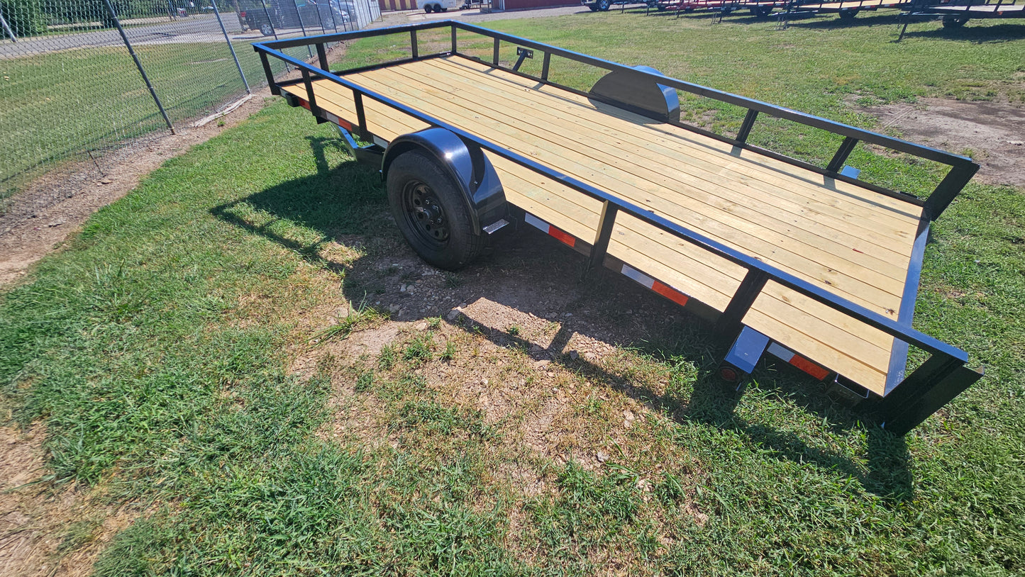 14ft Tilt Deck Utility Trailer - SKU# K25-3359