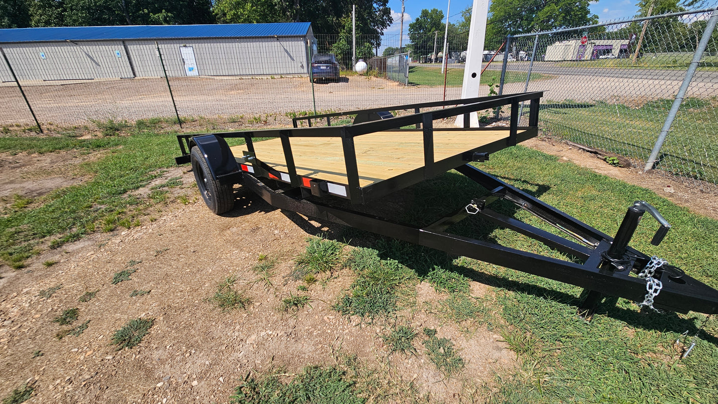 14ft Tilt Deck Utility Trailer - SKU# K25-3359