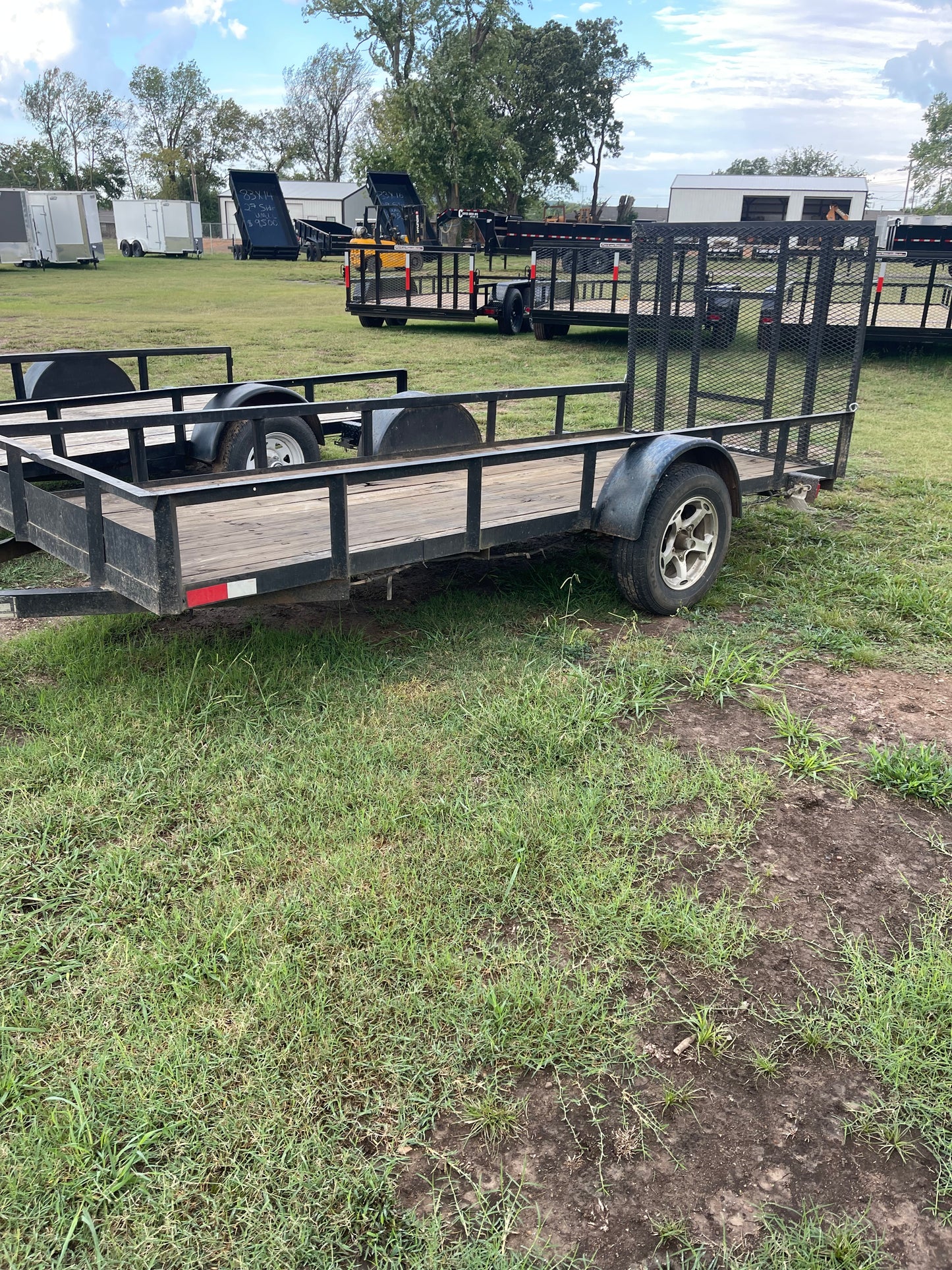 60in x 13ft used trailer