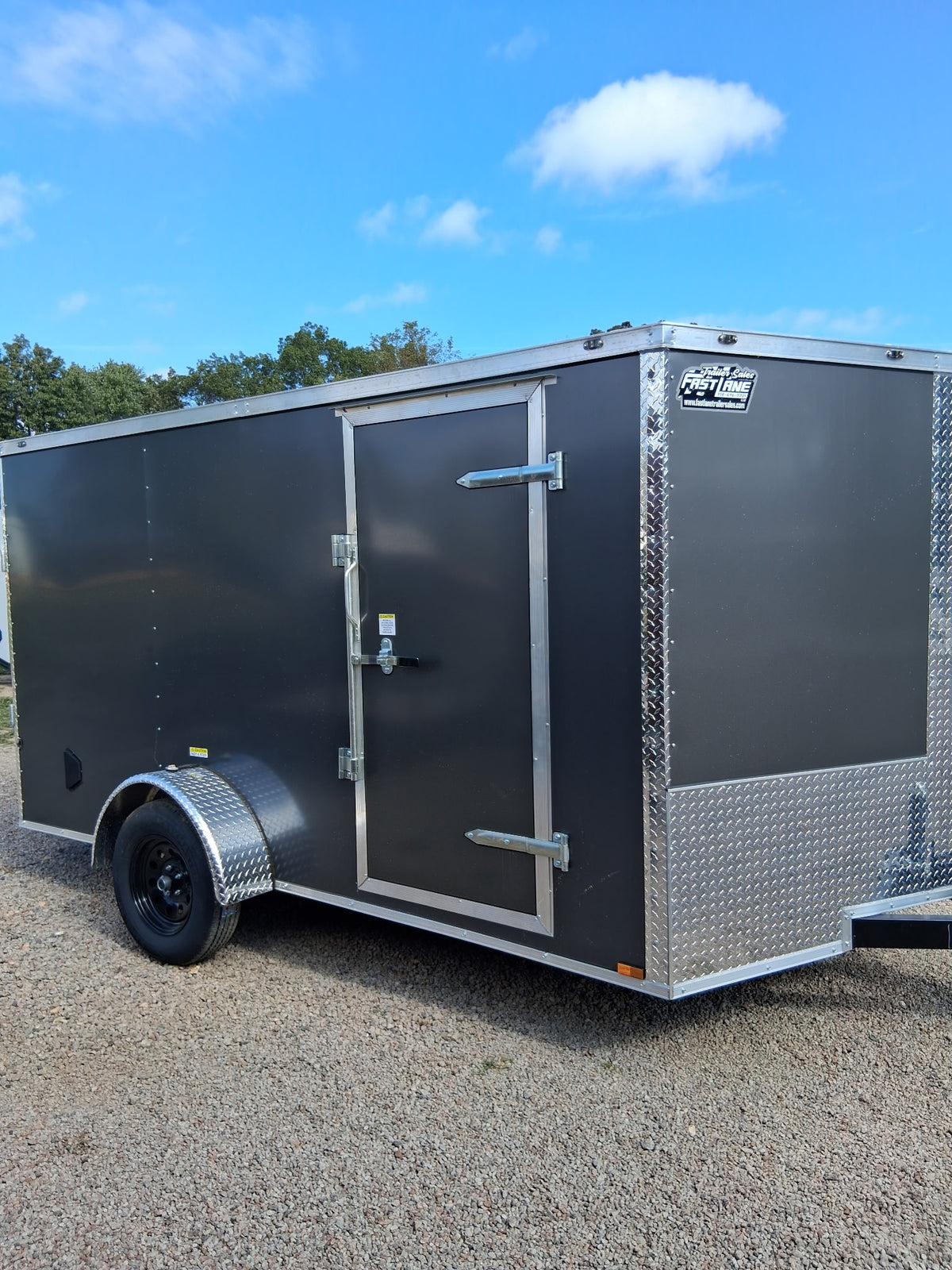 Fast Pass Trailers 2026 - 7ft x 12ft Enclosed Trailer C263184 – Fast Lane Trailer Sales ...