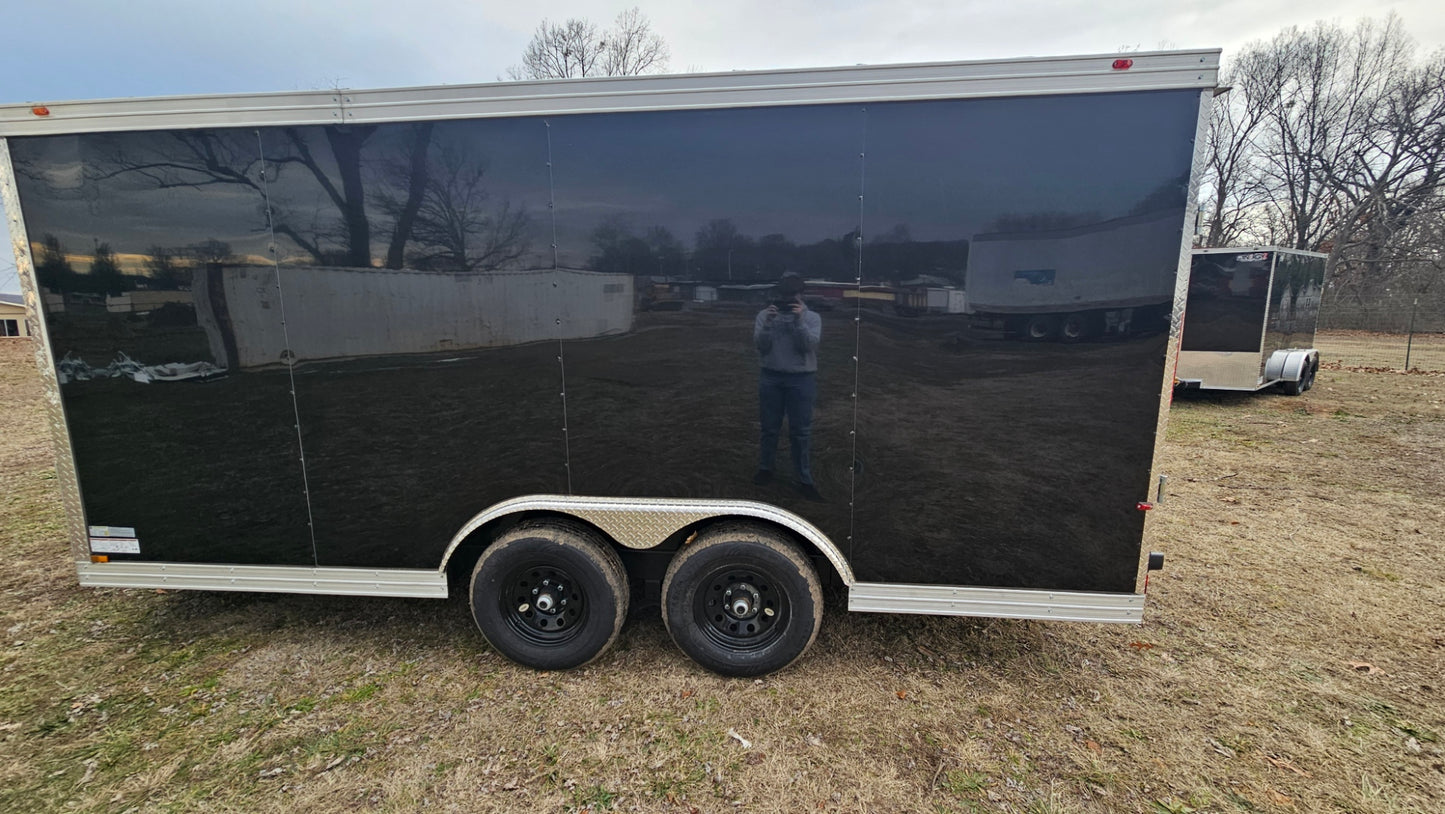 8.5ft x 16ft Heavy Duty Enclosed Trailer