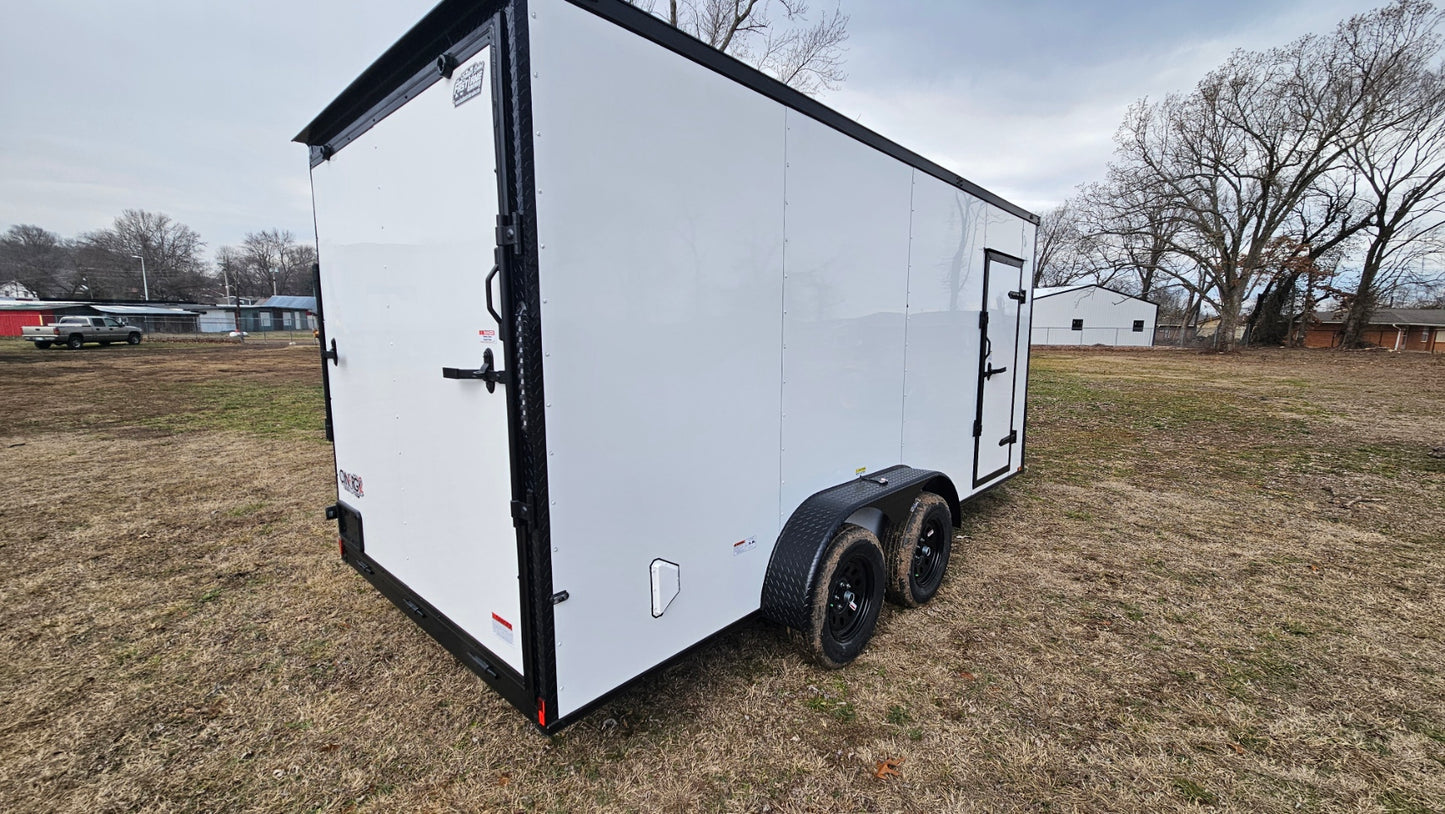 7ft x 16ft Enclosed trailer