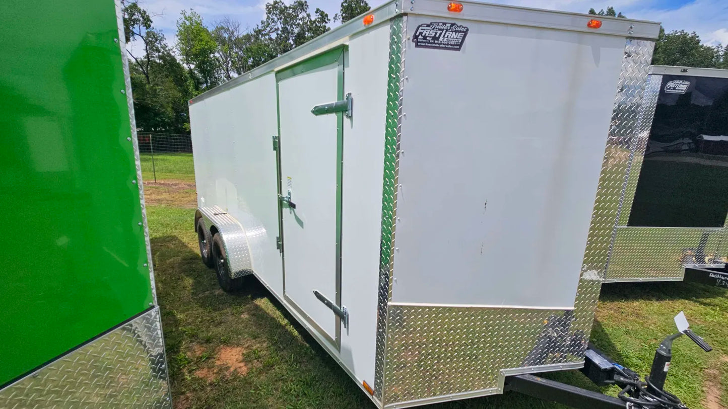 7ft X 16ft Enclosed Trailer - SKU# C25-8987
