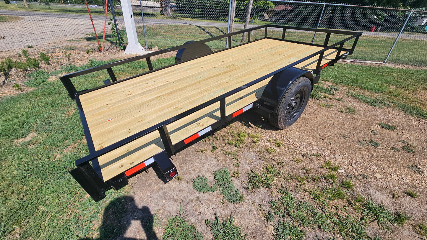 14ft Tilt Deck Utility Trailer - SKU# K25-3359