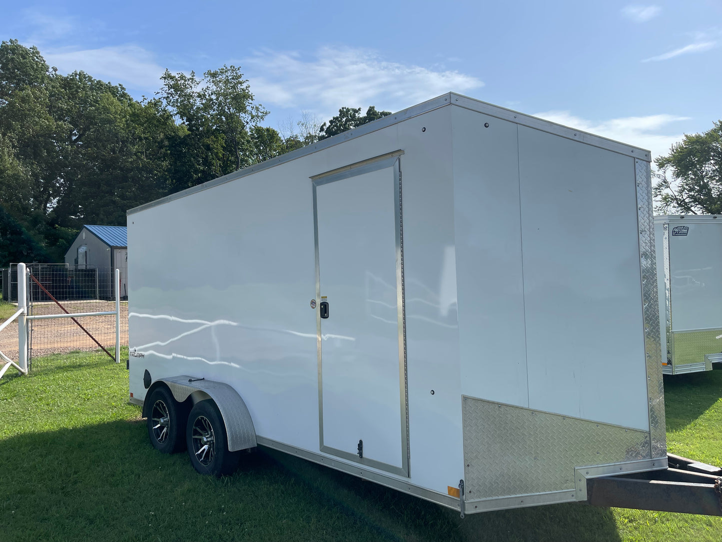 Used 2021 - 7ft x 16ft Enclosed Trailer