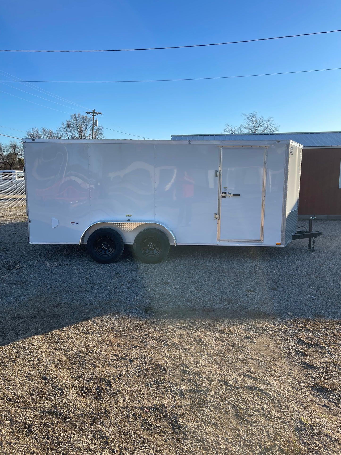 2026 - 7ft x 16ft Enclosed Trailer C264013