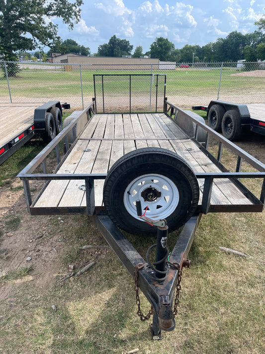 Used 76 x 18 Utility Trailer Cash Only